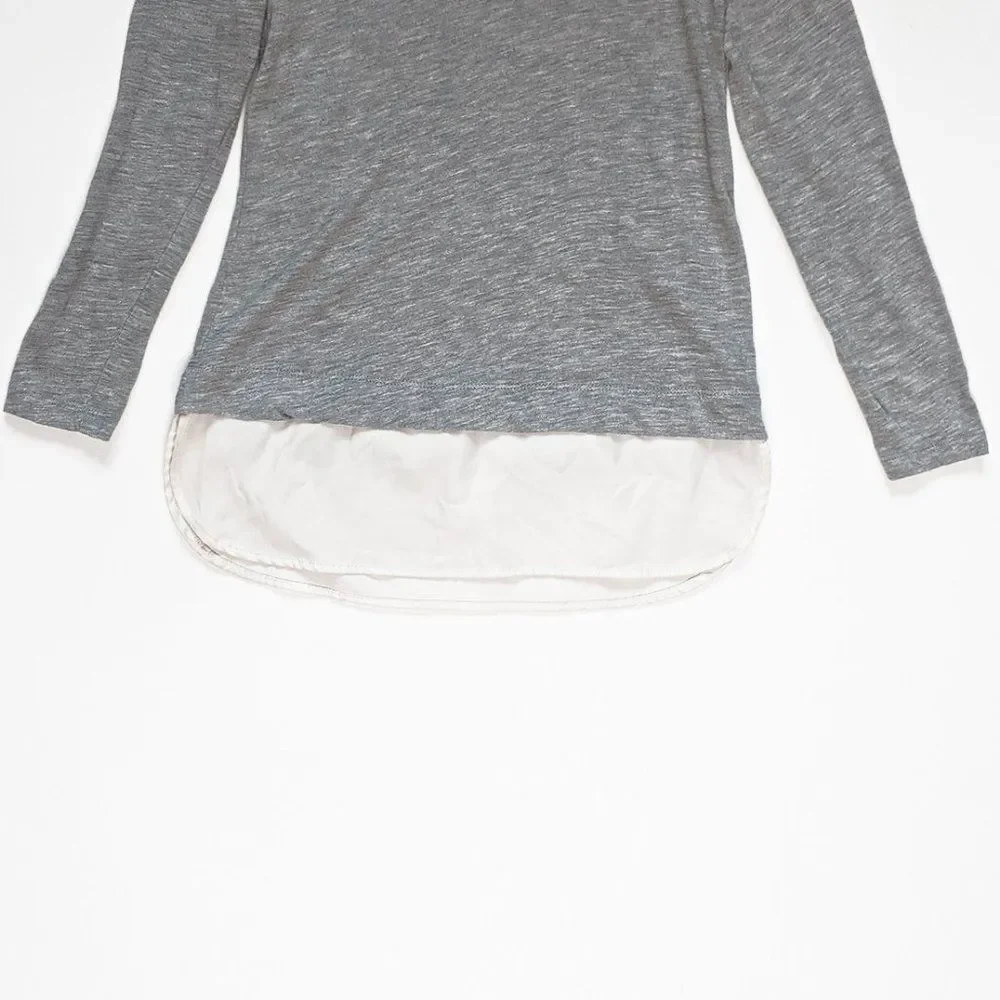 J Crew Mercantile Women's 3/4 Sleeve Scoop Neck Top w Silky Hem XXS